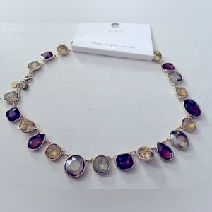 Loft multi stone necklace